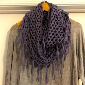 Tickled Pink Soft Steel Blue-Purple Scarf